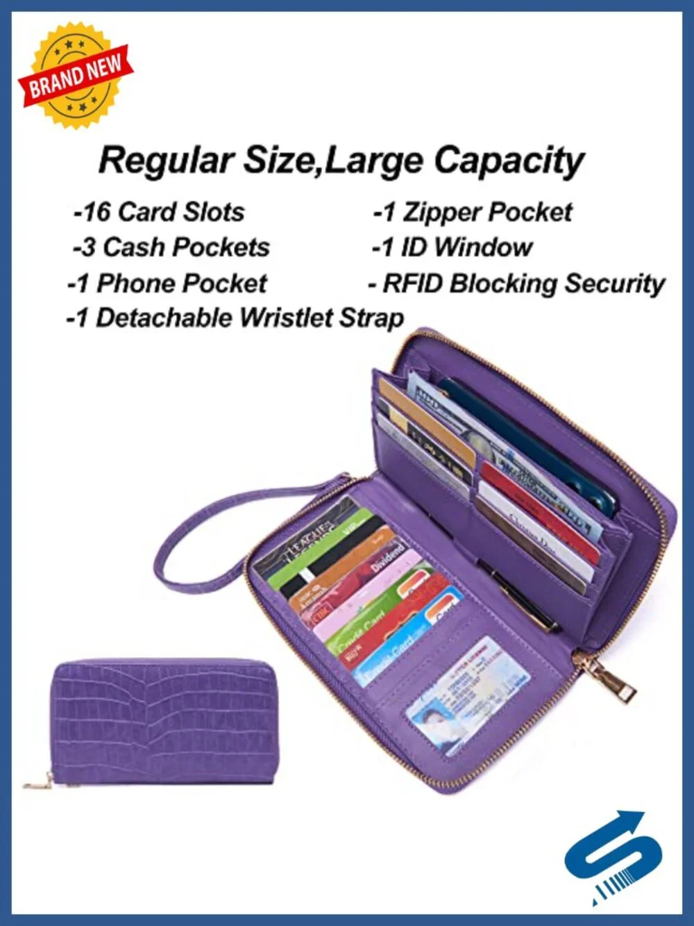 Satchel Purse with Matching Wallet Set Synthetic Leather Work Tote Bag 2-Piece